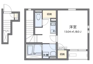 クレイノKIYOMIⅡ【2階】の間取り