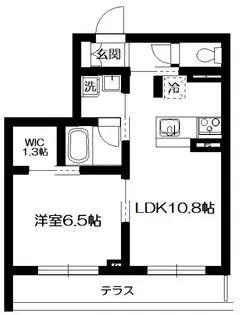 ヴィラデルソル【1階】の間取り