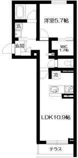 ヴィラデルソル【1階】の間取り