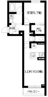 ヴィラデルソル【2階】の間取り