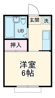ニューベアハイツ【1階】の間取り