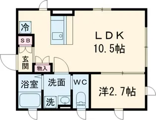 S−BASE駒沢公園【3階】の間取り
