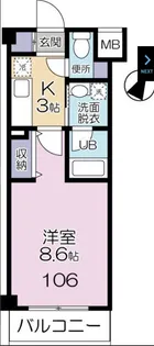 ラティーダ下並木【1階】の間取り