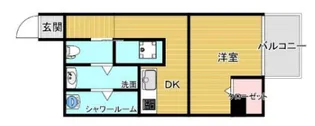 新大阪川島マンション【5階】の間取り
