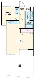 ライオンズマンション清住【501号室】の間取り