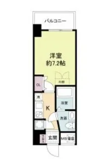 セレニテ新大阪カルム【5階】の間取り