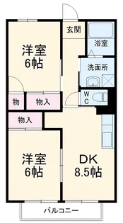 DIO【101号室】の間取り