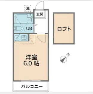 コーポ久我山【102号室】の間取り