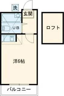 コーポ久我山【106号室】の間取り