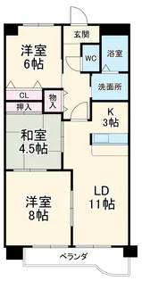 BIO MASAKI【8階】の間取り