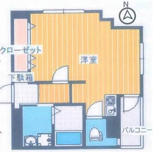 サクラガーデンプレイス【4F号室】の間取り