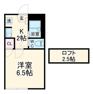 リブレス草加V【1階】の間取り