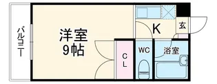 誉田町1丁目アパート【205号室】の間取り