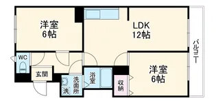 μ’s Vintage(ミューズヴィンテージ)【308号室】の間取り