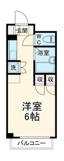 フジマンション末広【4階】の間取り