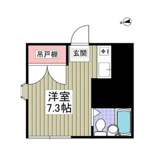 メゾンクレセール【2階】の間取り
