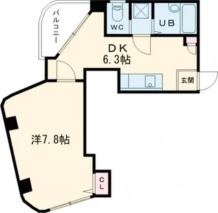 グリーンミューズみその【5階】の間取り