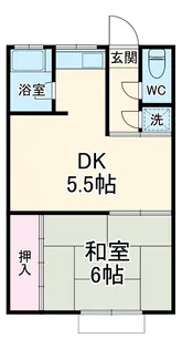 丸藤荘A棟【1階】の間取り