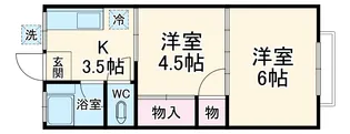 ルミリア千葉City【106号室】の間取り