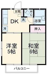 Mハイツ【102号室】の間取り