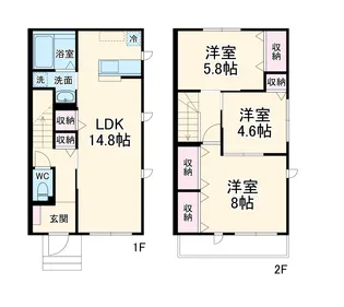マイオール【1階】の間取り