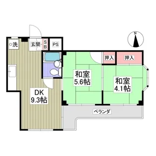 リアルスクエア水城公園【3階】の間取り