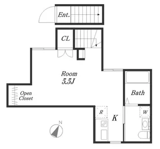 アルページュ【201号室】の間取り