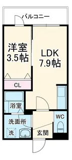 Regaro北習志野EAST【203号室】の間取り