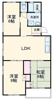 グランパル21A【2階】の間取り
