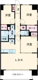 プレシス八王子レグリオ【9階】の間取り