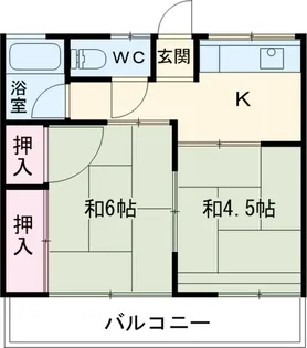 シティハイムオリンピア【101号室】の間取り