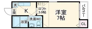 コンパートメントハウス与野本町【1階】の間取り