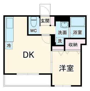 デスティーノ【1階】の間取り