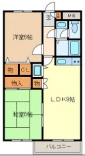 ディアコート川口【1階】の間取り