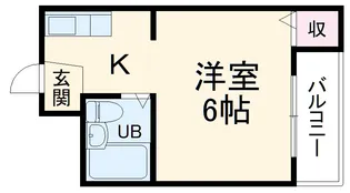 豊中ニューハイツ【3階】の間取り