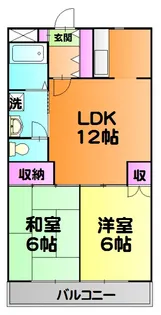 メゾンセイワ【302号室】の間取り