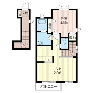 シャーメゾン樹光【02010号室】の間取り