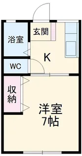シティハイムヒロタ【203号室】の間取り