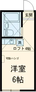 ユナイト大倉山デヴィトリー【2階】の間取り