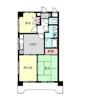 プロスパープラザ【2階】の間取り