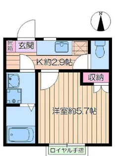 ファインベル北綾瀬Ⅳ【1階】の間取り