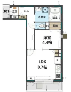 Blanc Kotesashi【3階】の間取り