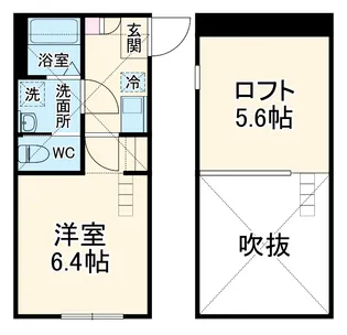 鶴ヶ峰シエル【2階】の間取り
