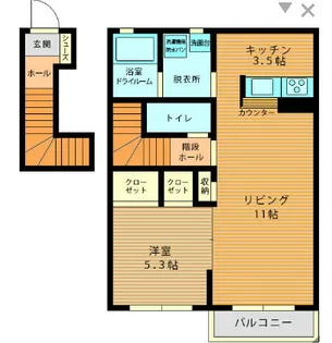 ルラーシュ【2階】の間取り