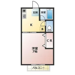 ザイライハウス【109号室】の間取り