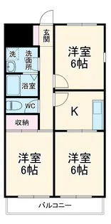 グランデュール麻衣Ⅰ【3階】の間取り