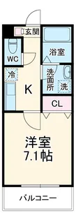 ジーメゾン八千代オービット【1階】の間取り