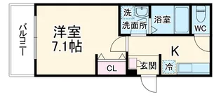 ジーメゾン八千代アマナ【3階】の間取り