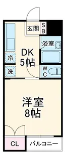 グリーン原島【1階】の間取り