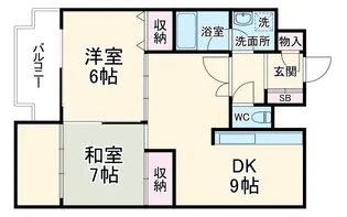 エイブル創久五条大宮【4階】の間取り